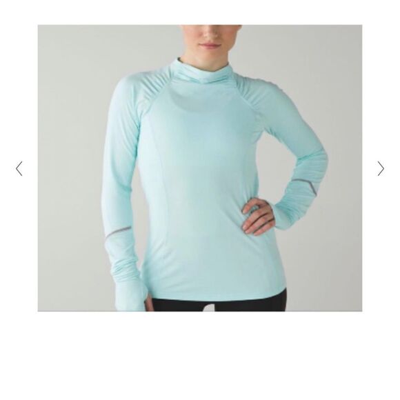 Lululemon Warm It Up Long Sleeve in Heathered Aquamarine - Picture 1 of 8